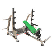 Скамья для жима наклонная регулируемая со страховочными упорами ProfiGym BP - 009 Скамья для жима наклонная регулируемая со страховочными упорами ProfiGym BP - 009
