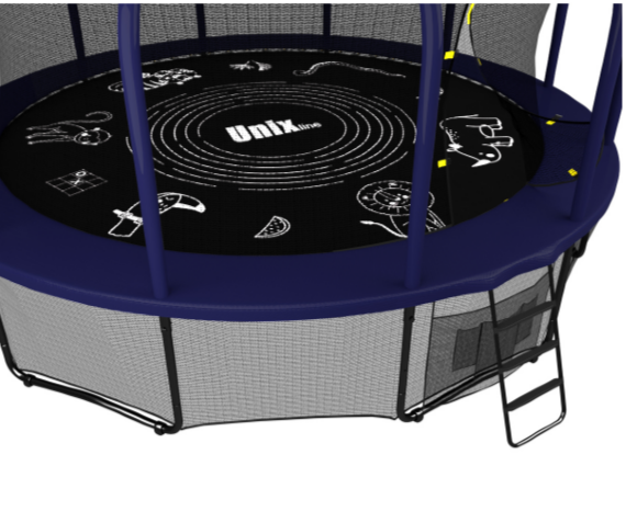 Батут UNIX line SUPREME GAME 14 ft (blue)