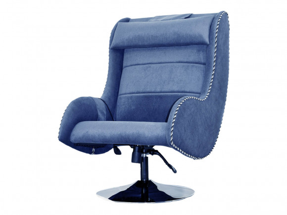 Массажное кресло Ego Max Comfort EG3003 Синий (Микрошенилл)